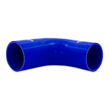Load image into Gallery viewer, Mishimoto Silicone Reducer Coupler 90 Degree 3in to 3.25in - Blue