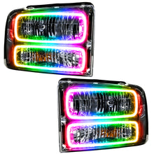 Load image into Gallery viewer, Oracle 05 Ford Excursion SMD HL - Chrome - ColorSHIFT w/ Simple Controller