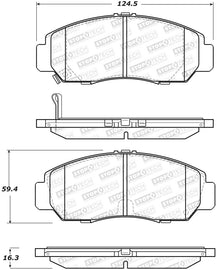 StopTech Street Brake Pads - Rear