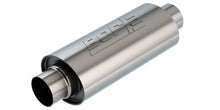 Load image into Gallery viewer, Borla Universal Muffler 5in. x 6.25in. X 13.5in. Body 18.5in. OAL 3in I.D. In/Out Brushed T-304
