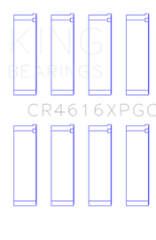 King Engine Bearings Subaru FA20 (Size .026) pMaxKote Performance Rod Bearing Set