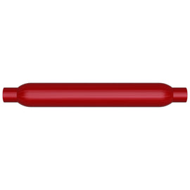 MagnaFlow Muffler Red Pack Series Glasspack 3.5in Rd 26in Body Length 2.25in/2.25in Inlet/Outlet