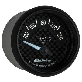 Autometer GT Series 52mm Short Sweep Electronic 100-250 Deg F Transmission Temperature