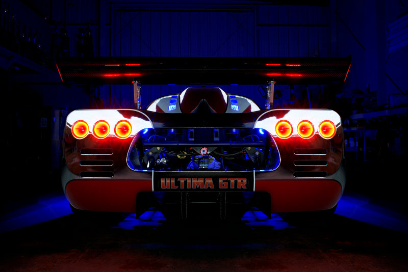 Oracle Ultima GTR LED Waterproof Tail Light Halo Kit - 6 Rings - Red NO RETURNS