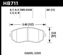 Load image into Gallery viewer, Hawk 13 Subaru BRZ / 13 Scion FR-S HPS Front Street Brake Pads