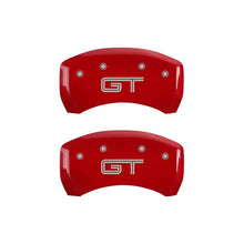 Load image into Gallery viewer, MGP Rear set 2 Caliper Covers Engraved Rear S197/GT Red finish silver ch