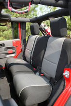 Load image into Gallery viewer, Rugged Ridge Seat Cover Kit Black/Gray 11-18 Jeep Wrangler JK 2dr