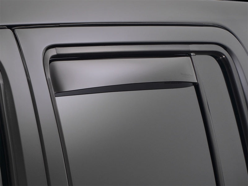 WeatherTech 13-18 Hyundai Santa Fe Front Rear Side Window Deflectors - Dark Smoke
