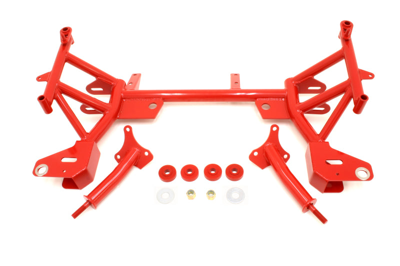 BMR 93-02 F-Body K-Member w/ SBC/BBC Motor Mounts and Pinto Rack Mounts - Red