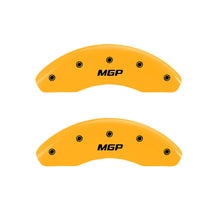 Load image into Gallery viewer, MGP 4 Caliper Covers Engraved Front &amp; Rear MGP Yellow Finish Black Char 2004 Honda S2000