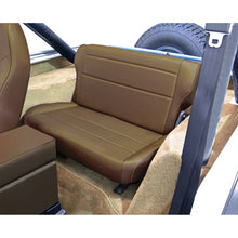 Load image into Gallery viewer, Rugged Ridge Fold &amp; Tumble Rear Seat Nutmeg 76-95 Jeep CJ / Jeep Wrangler