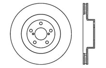 Load image into Gallery viewer, StopTech 02-10 Subaru WRX Slotted &amp; Drilled Right Front Rotor (exc. STi)