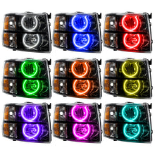 Load image into Gallery viewer, Oracle 07-13 Chevrolet Silverado SMD HL - Blk - Round Style - ColorSHIFT w/o Controller