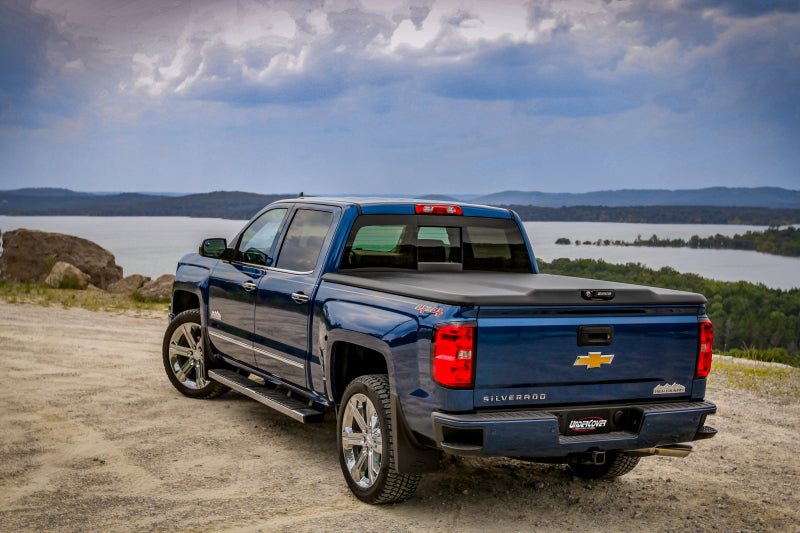 UnderCover 19-20 GMC Sierra 1500 (w/ MultiPro TG) 6.5ft Elite Bed Cover - Black Textured