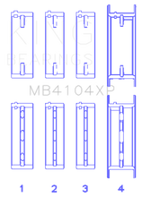 Load image into Gallery viewer, King Engine Bearings Nissan VG30DE/VG30DETT (Size +0.5) Performance Main Bearing Set