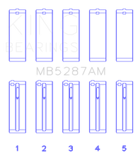 Load image into Gallery viewer, King Engine Bearings Toyota 1ZZ-FE Main Bearing Set - Size STD