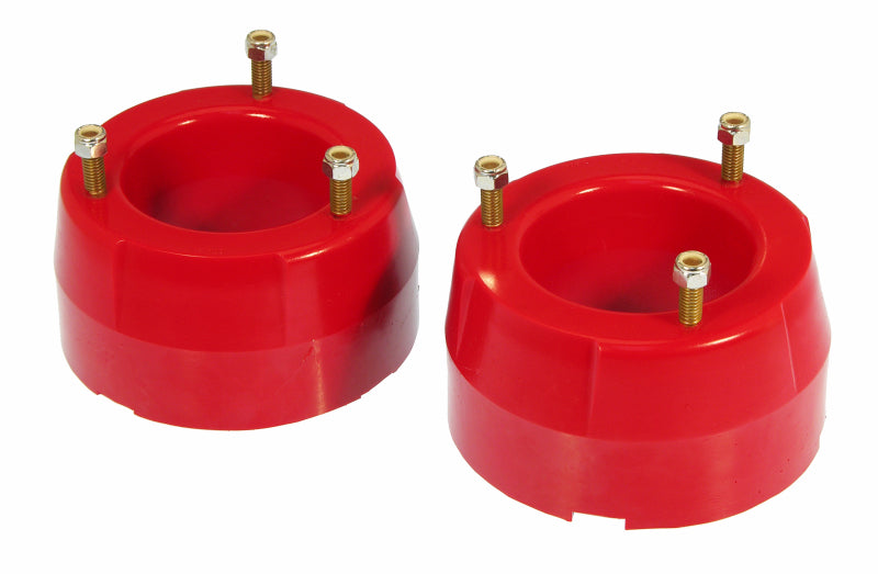 Prothane 94-05 Dodge Ram 4wd Front Coil Spring 2in Lift Spacer - Red