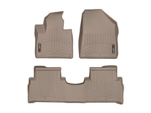 Load image into Gallery viewer, Front and Rear Tan Floorliners - 2016+ Kia Sorento