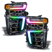 Load image into Gallery viewer, Oracle 2021 Chevy Silverado HD 2500/3500 RGB+W Headlight DRL Upgrade Kit ColorSHIFT 2
