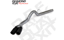 Load image into Gallery viewer, Diamond Eye 18-19 Ford 3.0L Powerstroke F150 - 4in 409SS DPF Back Kit Sprt Dual w/Tips 4512BRA-DEBK