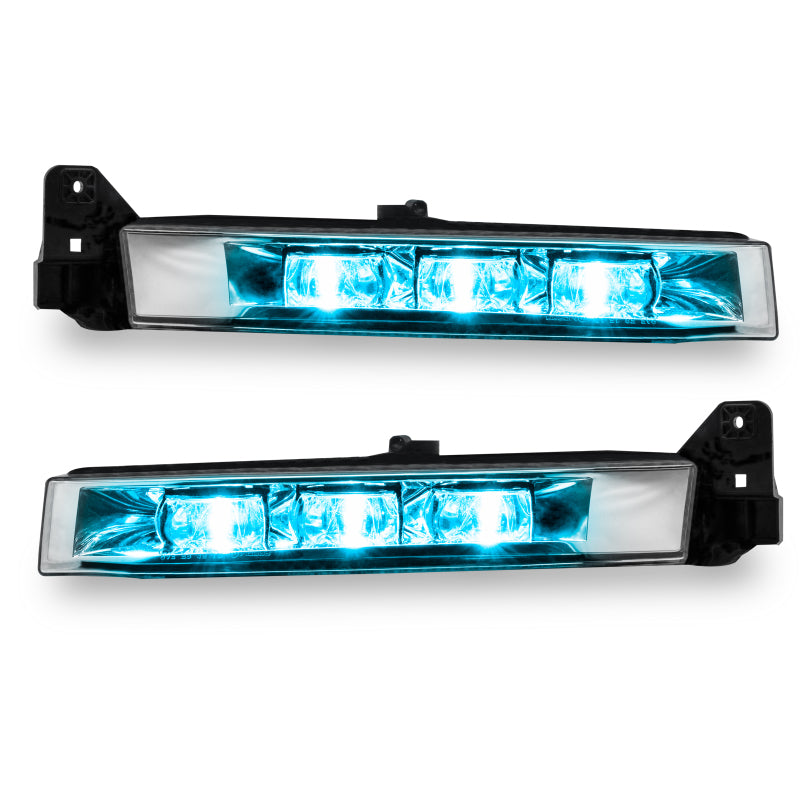 Oracle 15-21 Dodge Charger RGB+W Linear Fog Light Upgrade Kit - ColorSHIFT+W