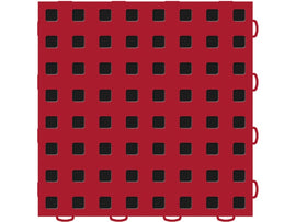 WeatherTech TechFloor - 12in X 12in Tiles - Red/Black **Order in Qtys of 10