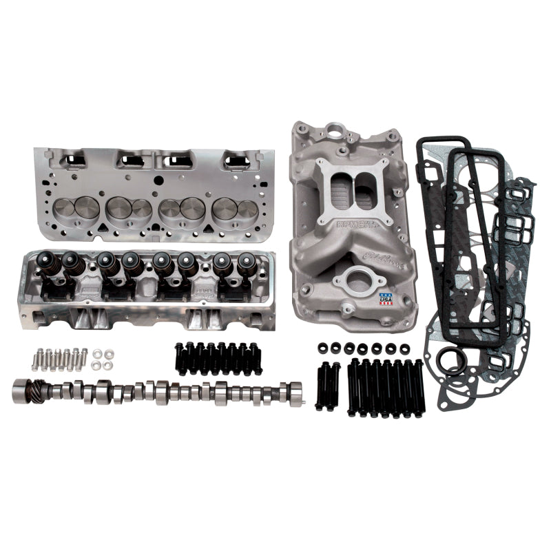 Edelbrock 435Hp Total Power Package Top-End Kit for Use On 1955 And Later SB-Chevy