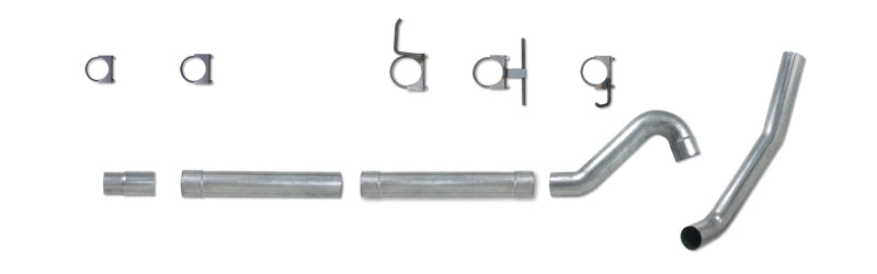 Diamond Eye KIT 4in Catback MFLR RPLCMENT PIPE Single AL: 03-06 FORD 6.0L EXCURSION