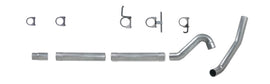 Diamond Eye KIT 4in Catback MFLR RPLCMENT PIPE Single AL: 03-06 FORD 6.0L EXCURSION
