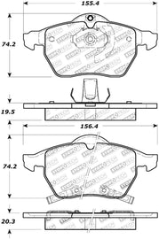 StopTech Street Touring Brake Pads