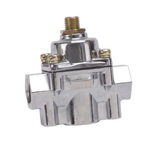 Load image into Gallery viewer, Edelbrock Fuel Pressure Regulator Carbureted 180 GPH 5-10 PSI -10 In/Out -6 Return Red/Clear