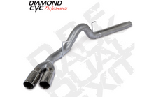 Load image into Gallery viewer, Diamond Eye 18-19 Ford 3.0L Powerstroke F150 - 4in 409SS DPF Back Kit Sprt Dual w/Tips 4512BRA-DE