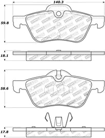 StopTech Street Touring 02-06 Mini Front Brake Pads