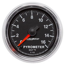 Load image into Gallery viewer, Autometer GS 0-1600 degree F Full Sweep Electronic Pyrometer Gauge