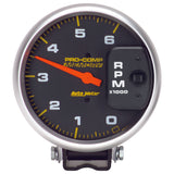 Autometer 5 inch Diesel 6000 RPM with Memory 4 Pulse Tachometer pedestal Mount