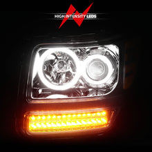 Load image into Gallery viewer, ANZO 2007-2012 Dodge Nitro Projector Headlights w/ Halo Chrome (CCFL) G2