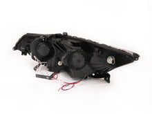 Load image into Gallery viewer, ANZO 2009-2012 Acura TSX Projector Headlights w/ Halo Black (CCFL) (HID Compatible)