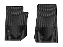 Load image into Gallery viewer, WeatherTech 14-15 Jeep Wrangler Front Rubber Floor Mats - Black
