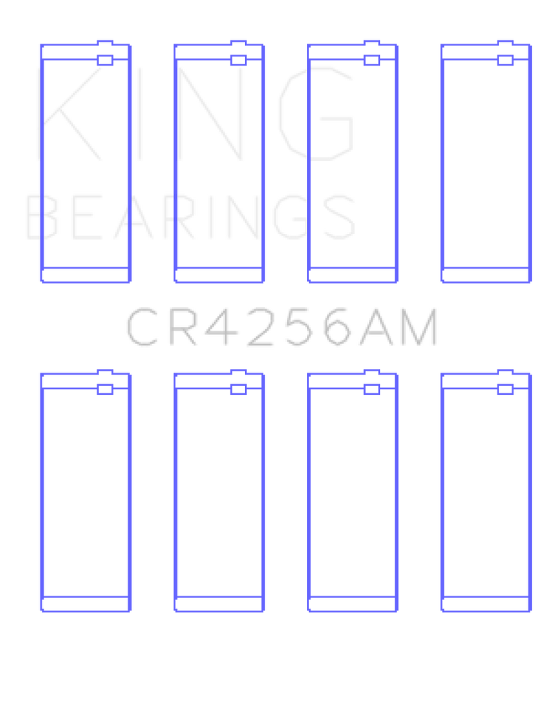 King Engine Bearings Chrysler 148/148 Turbo DOHC 16V/Jeep 148 DOHC 16V Rod Bearing Set - Size STD
