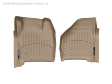 Load image into Gallery viewer, WeatherTech 99-07 Ford F250 Super Duty Crew Front FloorLiner - Tan