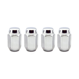McGard Hex Lug Nut (Cone Seat) 7/16-20 / 13/16 Hex / 1.5in. Length (4-Pack) - Chrome