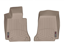 Load image into Gallery viewer, WeatherTech 2015+ Mercedes-Benz C-Class Front FloorLiner - Tan (Fits Sedan Only / Not Manual Trans)