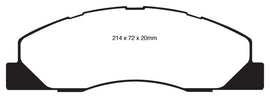 EBC 09-11 Dodge Ram 2500 Pick-up 5.7 2WD/4WD Ultimax2 Front Brake Pads