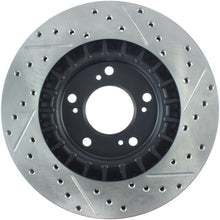 Load image into Gallery viewer, StopTech 00-09 S2000 Slotted &amp; Drilled Right Front Rotor