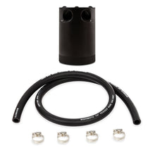 Load image into Gallery viewer, Mishimoto Assembled Universal 2-Port Catch Can Black w/ Hose