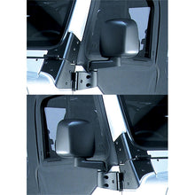 Load image into Gallery viewer, Omix Door Mirror Kit Black- 87-06 Jeep Wrangler