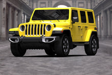Load image into Gallery viewer, Rally Armor 18-22 Jeep JL Wrangler Black UR Mud Flap w/ Grey Logo