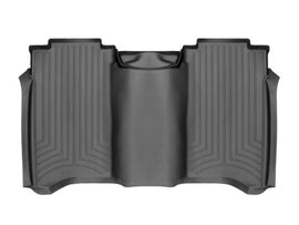 WeatherTech 2017+ Nissan Titan / Titan XD Rear FloorLiner - Black (Crew Cab; Fits Both Vinyl/Carpet)
