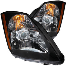 Load image into Gallery viewer, ANZO 2003-2005 Nissan 350Z Projector Headlights Black