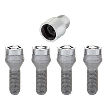 Load image into Gallery viewer, McGard Wheel Lock Bolt Set - 4pk. (Cone Seat) M12X1.75 / 19mm Hex / 28.9mm Shank Length - Chrome